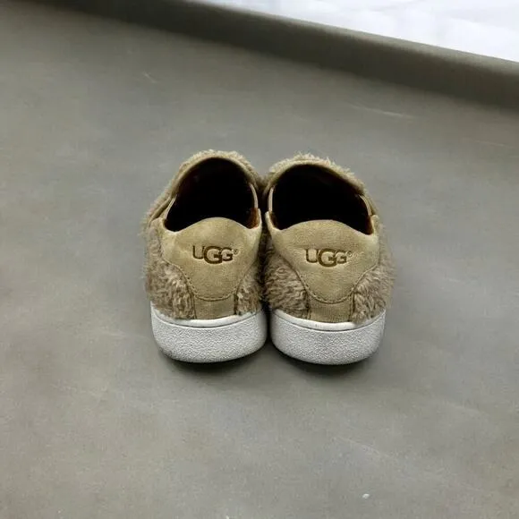 Ugg Women's Sz 8 Ricci Faux Sheepskin Slip-On Sneakers