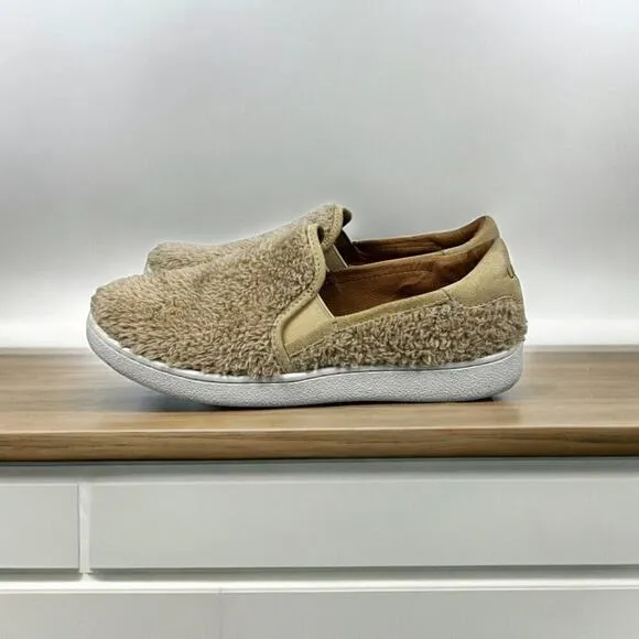Ugg Women's Sz 8 Ricci Faux Sheepskin Slip-On Sneakers