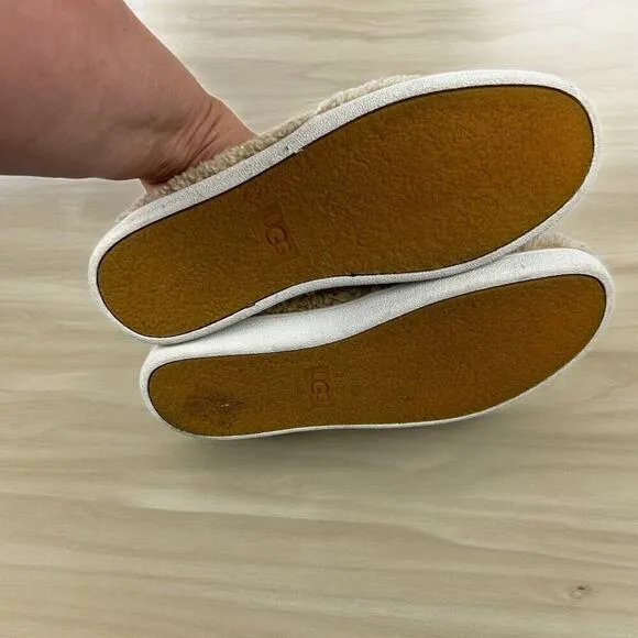 Ugg Women's Sz 8 Ricci Faux Sheepskin Slip-On Sneakers