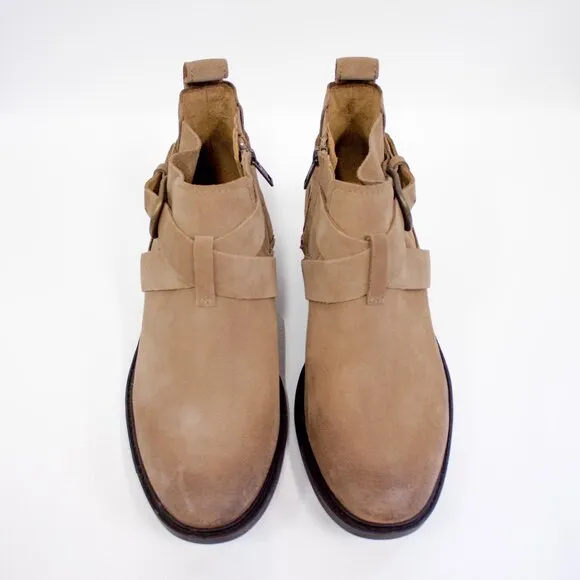 UGG Wylma Tan Brown Suede Booties Ankle Boots Women's 9.5