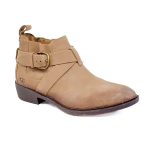 UGG Wylma Tan Brown Suede Booties Ankle Boots Women's 9.5