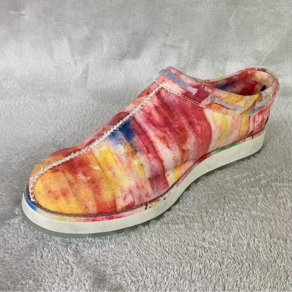 UGG X Ovadia Mens Tasman Slippers Loafer Size 11 Tie Dye Limited Edition Lined