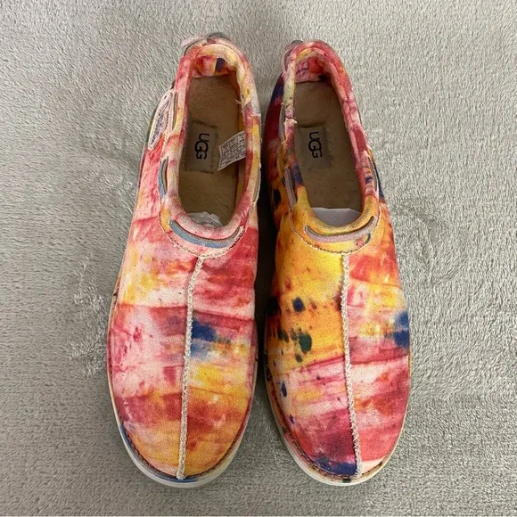UGG X Ovadia Mens Tasman Slippers Loafer Size 11 Tie Dye Limited Edition Lined