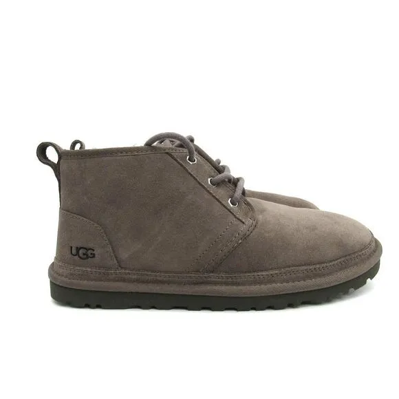 UGG NEUMEL MEN'S CHUKKA ANKLE BOOTS IN CHARCOLE GRAY SZ 9
