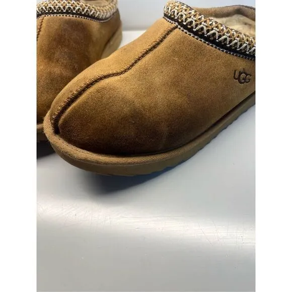 UGG Tasman Women’s Slippers Suede Chestnut Shoes Size 6