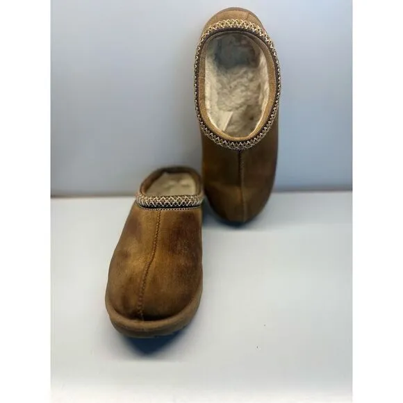 UGG Tasman Women’s Slippers Suede Chestnut Shoes Size 6