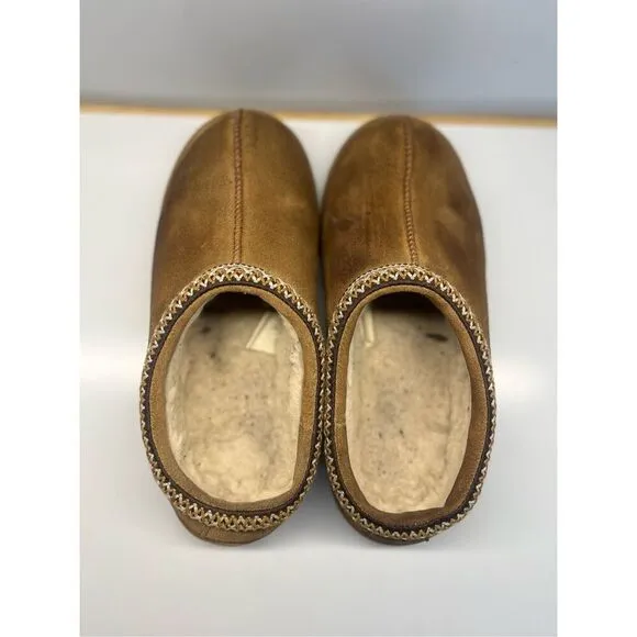 UGG Tasman Women’s Slippers Suede Chestnut Shoes Size 6