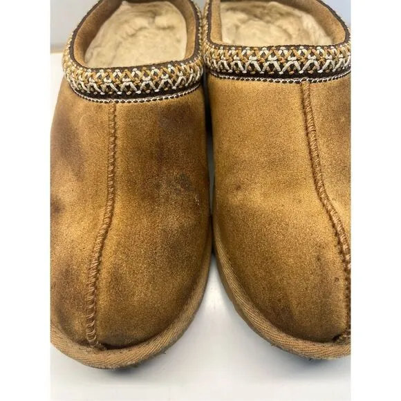 UGG Tasman Women’s Slippers Suede Chestnut Shoes Size 6