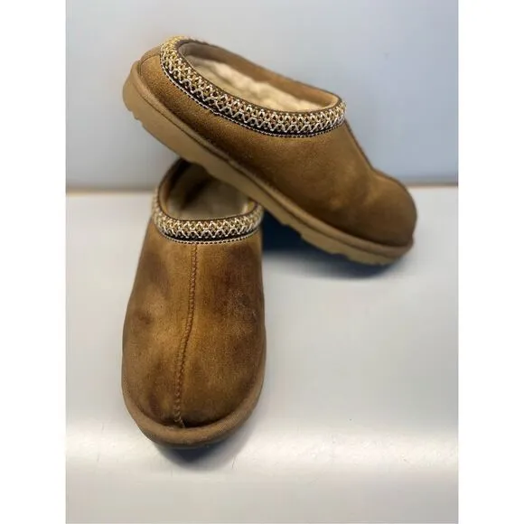 UGG Tasman Women’s Slippers Suede Chestnut Shoes Size 6