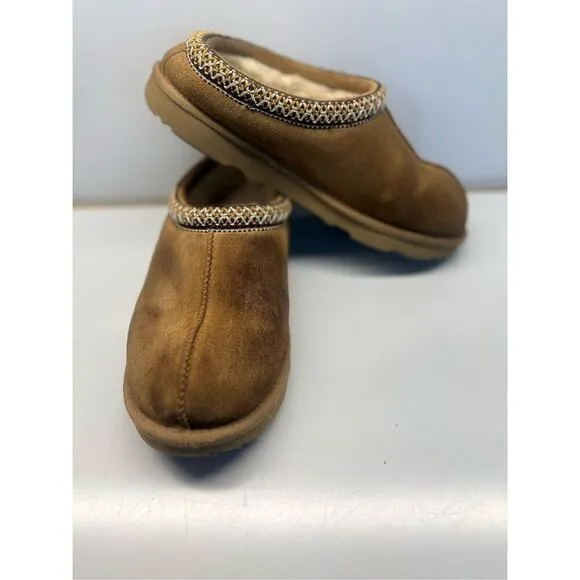 UGG Tasman Women’s Slippers Suede Chestnut Shoes Size 6