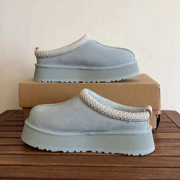 UGG Tazz Platform Slippers Seafoam USA Women Size 8/UK 6/EU 39