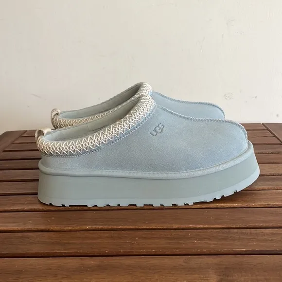 UGG Tazz Platform Slippers Seafoam USA Women Size 8/UK 6/EU 39