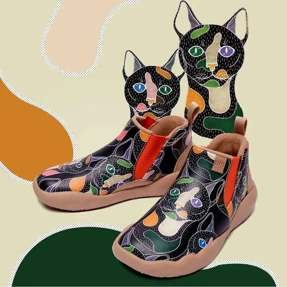 UIN Kid's Walking Shoes Casual Comfort Boy Girl Toledo (The Cheetah Granada)