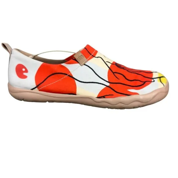UIN Toledo Sneakers Men 10 Slip-On Canvas Abstract art pattern M1109303
