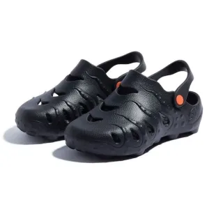 UIN Men's Garden Shoes Beach Outdoor Slippers Sandals (Ink Black Octopus I Men)