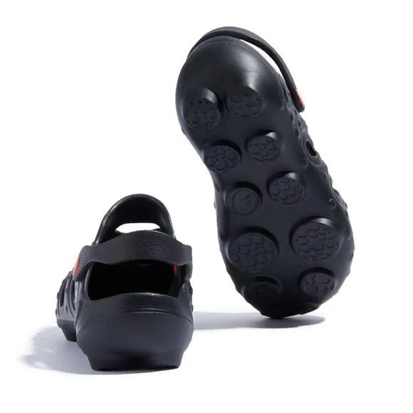UIN Men's Garden Shoes Beach Outdoor Slippers Sandals (Ink Black Octopus I Men)