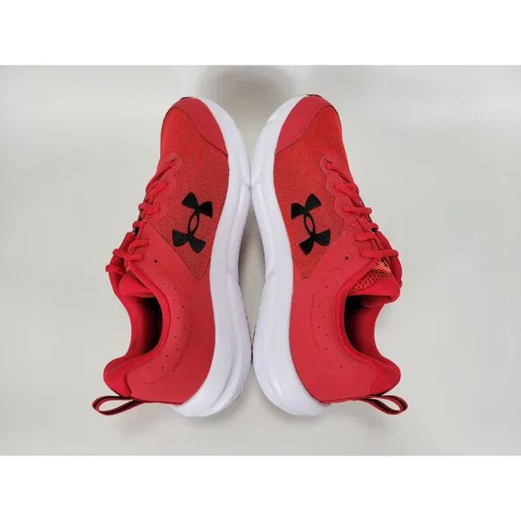 Under Armour Charged Assert 10 Shoes Sneakers Mens Size 11 Red White 3026175-600