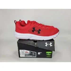 Under Armour Charged Assert 10 Shoes Sneakers Mens Size 11 Red White 3026175-600