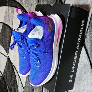 UNDER ARMOUR FLOW VELOCITI 3 BLUE/PURPLE ATHLETIC RUNNING SHOES