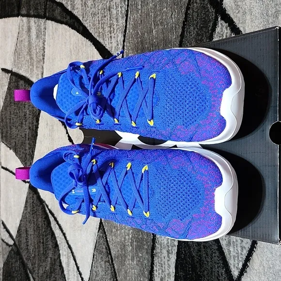 UNDER ARMOUR FLOW VELOCITI 3 BLUE/PURPLE ATHLETIC RUNNING SHOES