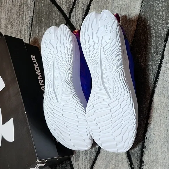 UNDER ARMOUR FLOW VELOCITI 3 BLUE/PURPLE ATHLETIC RUNNING SHOES