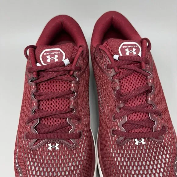 Under Armour Men's Size 9.5 HOVR Infinite 5 Team 3027423-601  Red Sneakers