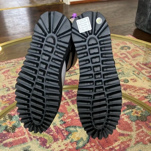 United Nude Black and White Combat Boots