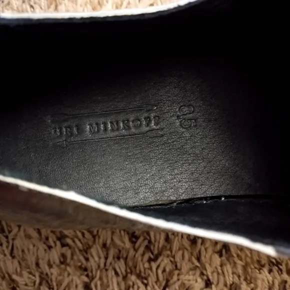 Uri Minkoff Men's Trevi Metallic Slip On Sneakers Metallic Silver sz 8,5