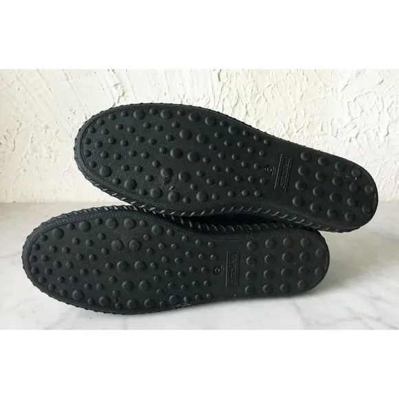 US Sports Navy Blue Eurelle Pull On Bootie Slippers - Men's Size 8