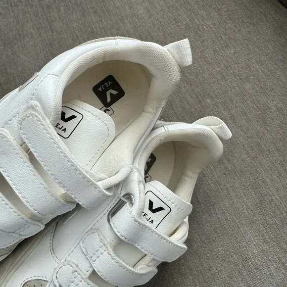 V-10 Velcro CWL Sneakers - White Natural - The Vegan Sneakers!