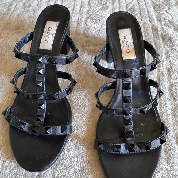 Valentino Garavani Black Women's Sandals