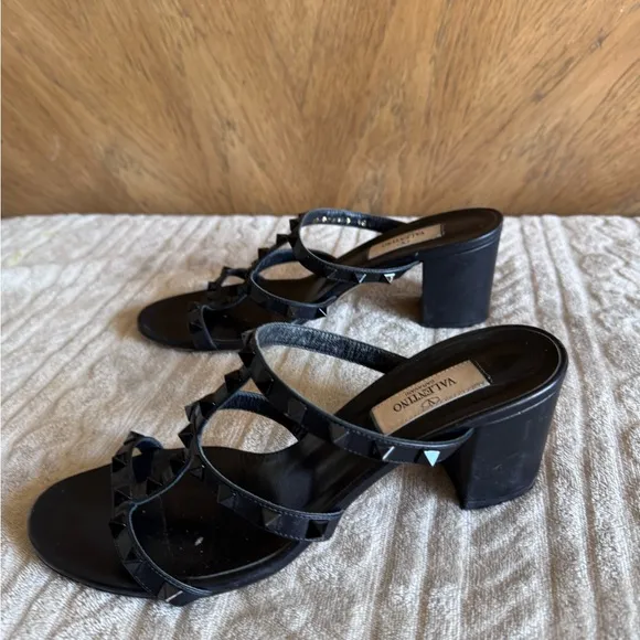 Valentino Garavani Black Women's Sandals