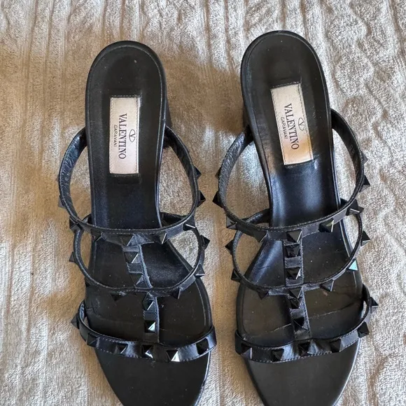 Valentino Garavani Black Women's Sandals