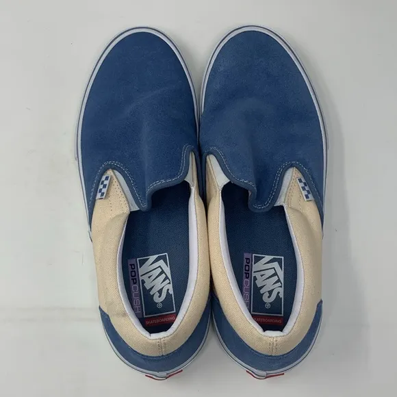 Van slip on pro pop Cush skateboarding sneakers