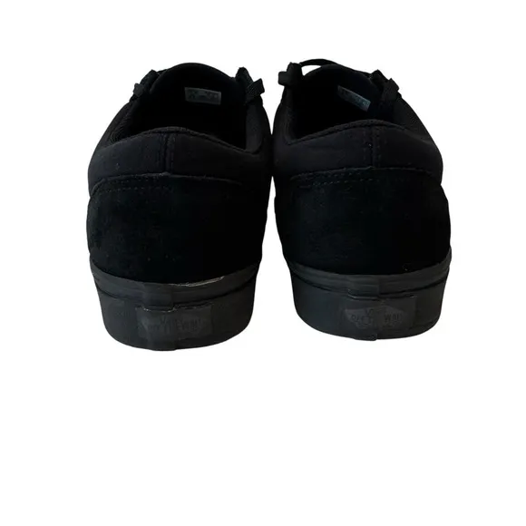 Vans Classic 721356 TRIPLE BLACK Casual Shoes Sneakers Men Size 7.5 Women 9