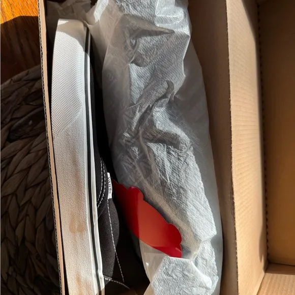 Vans classic slip on black new in box
