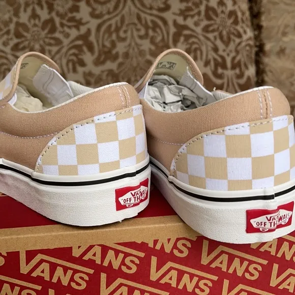 Vans Classic Slip On Checkerboard Frappe/Trwht Men