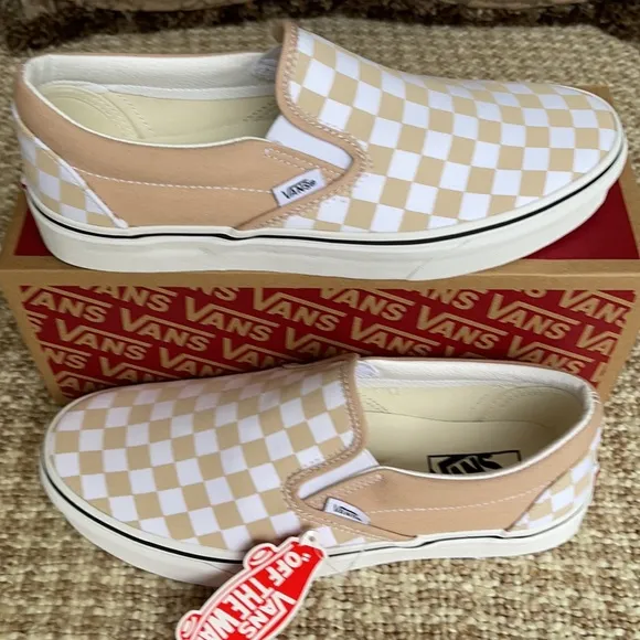 Vans Classic Slip On Checkerboard Frappe/Trwht Men