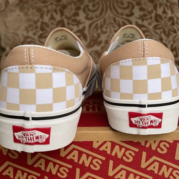 Vans Classic Slip On Checkerboard Frappe/Trwht Men