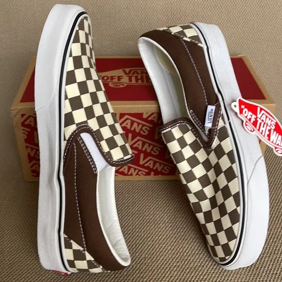 Vans Classic Slip-On Checkerboard Randrm / True White MEN`S