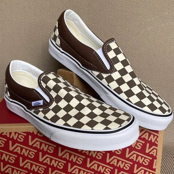 Vans Classic Slip-On Checkerboard Randrm / True White MEN`S