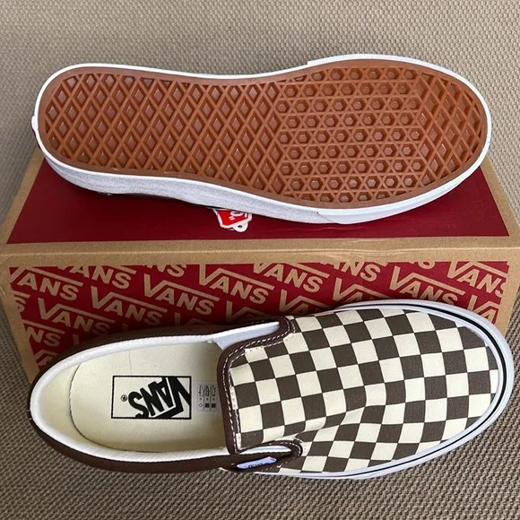 Vans Classic Slip-On Checkerboard Randrm / True White MEN`S