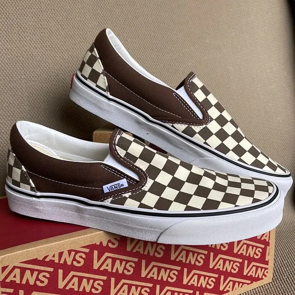 Vans Classic Slip-On Checkerboard Randrm / True White MEN`S