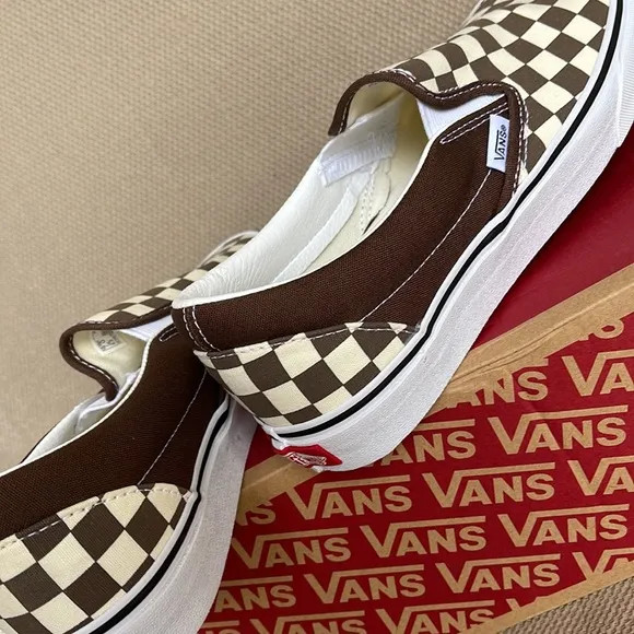 Vans Classic Slip-On Checkerboard Randrm / True White MEN`S