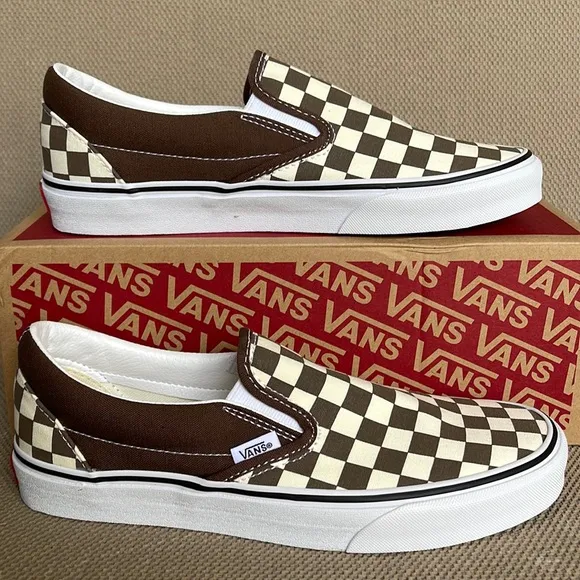 Vans Classic Slip-On Checkerboard Randrm / True White MEN`S