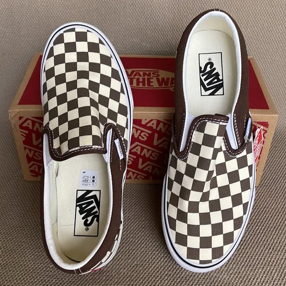 Vans Classic Slip-On Checkerboard Randrm / True White MEN`S