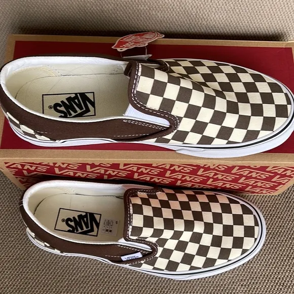 Vans Classic Slip-On Checkerboard Randrm / True White MEN`S