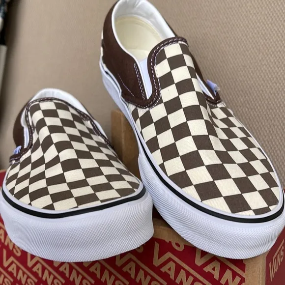 Vans Classic Slip-On Checkerboard Randrm / True White MEN`S