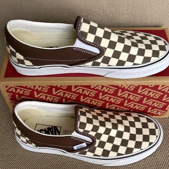 Vans Classic Slip-On Checkerboard Randrm / True White MEN`S