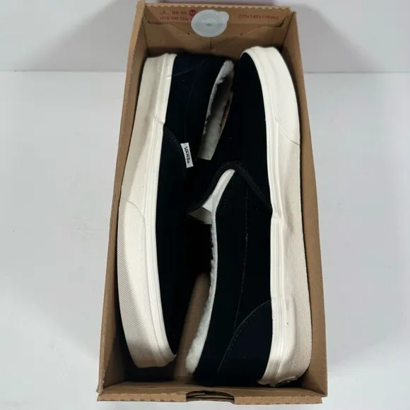 Vans Classic Slip-On Cozy Hug Black Sneakers Men’s Size 11.5